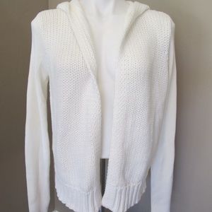 Teva by Vince Camuto Hooded Open Cardigan Sweater